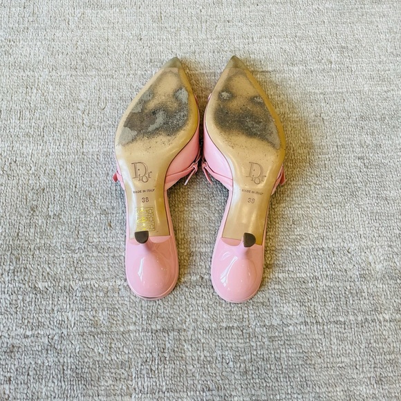 SOLD - Dior Logo Kitten Heels - Picture 6 of 7
